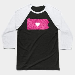 Pink Pennsylvania Baseball T-Shirt